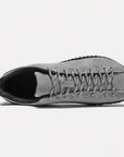 Dannto gray barefoot outdoor sneakers shown from the top