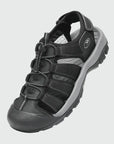 Dannto Trekport N2 - Men's Hiking Sandals black shown from a three-quarter view