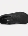 Dannto black zero drop barefoot sneakers shown from the top