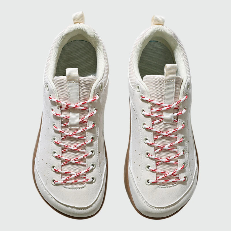 Aero N2 - white wide toe box barefoot for men women shown from the top