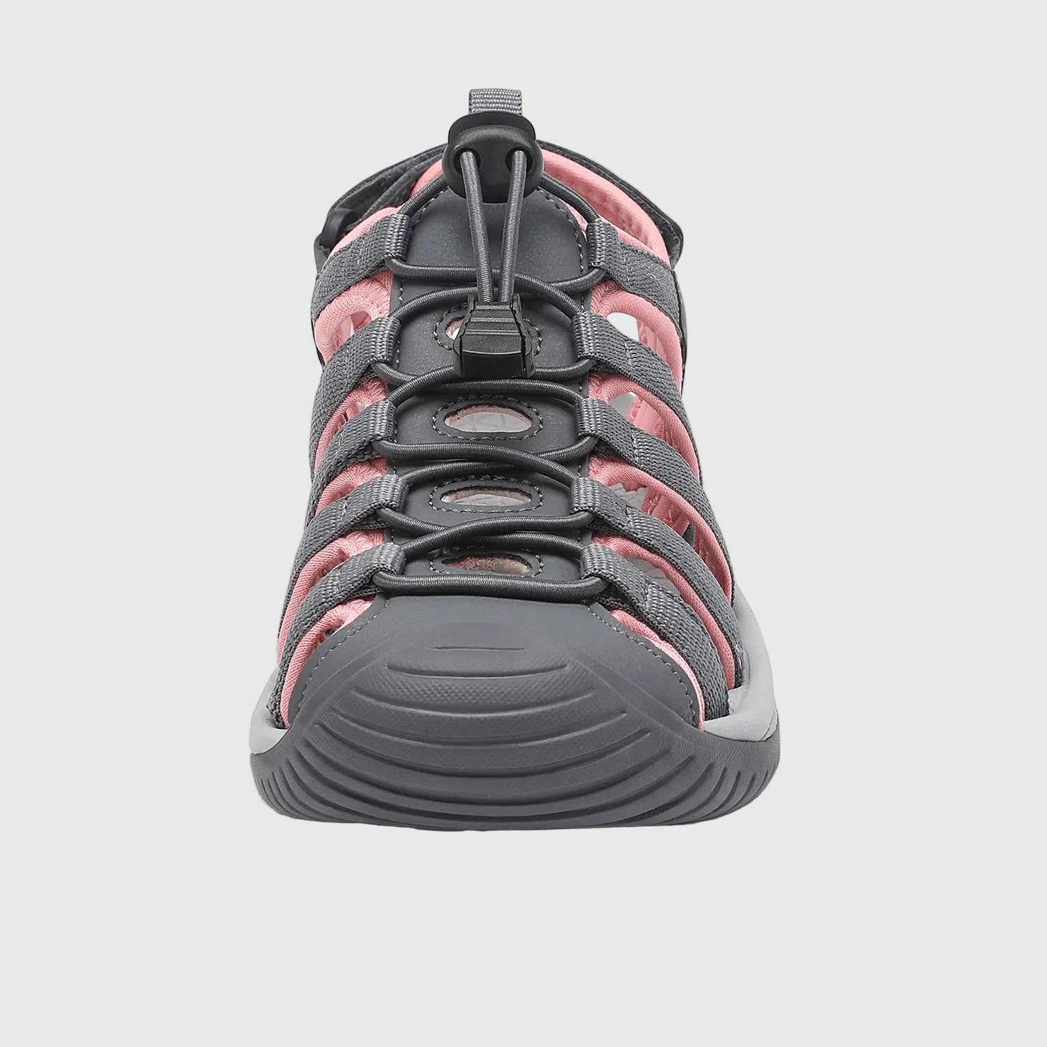 Dannto Trailport H3 - Women's Hiking Sandals gray pink shown from the front