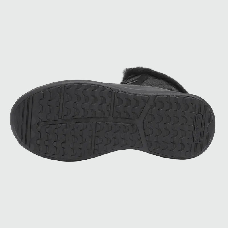 Dannto women‘s black winter snow Boots shown from the botton