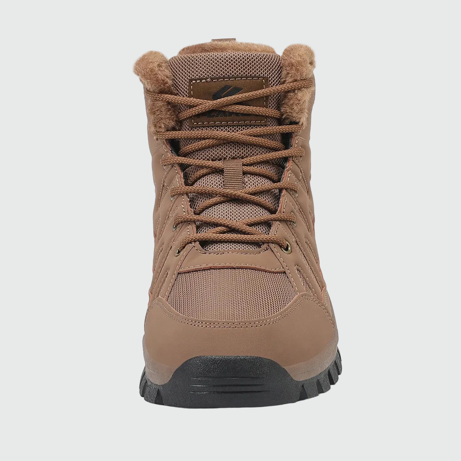 Dannto men‘s brown winter snow Boots shown from the front