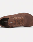 Dannto brown zero drop barefoot sneakers shown from the top